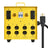30-Amp Portable Power Center, Split 240VAC Input into 2 Separate 120VAC Output, A&B Zone Independent Control with 2 Mini Voltmeter and Ammeter