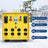 30-Amp Portable Power Center, Split 240VAC Input into 2 Separate 120VAC Output, A&B Zone Independent Control with 2 Mini Voltmeter and Ammeter