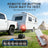 Professional Trailer Light Tester, Wireless Remote One-Person Operation, Built-in 12V 10Ah Rechargeable Battery, IP68 Waterproof All-Metal Housing, Compatible with 7-Way Round Pin Connector