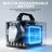 Professional Trailer Light Tester, Wireless Remote One-Person Operation, Built-in 12V 10Ah Rechargeable Battery, IP68 Waterproof All-Metal Housing, Compatible with 7-Way Round Pin Connector