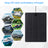 Solar Battery Charger Maintainer, Zuomeng 20W Solar Panel Kit for Dump Trailer Built-in Maintenance Pulse & Intelligent MPPT Charge Controller