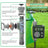 Sprinkler Timer, Programmable Irrigation Water Timer for Garden Hose, Solar/Battery Dual Power & Professional Leak-Proof Design, Rain Delay/Auto/Manual Watering System, Green