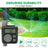 Sprinkler Timer, Programmable Irrigation Water Timer for Garden Hose, Solar/Battery Dual Power & Professional Leak-Proof Design, Rain Delay/Auto/Manual Watering System, Green