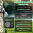 Sprinkler Timer, Programmable Irrigation Water Timer for Garden Hose, Solar/Battery Dual Power & Professional Leak-Proof Design, Rain Delay/Auto/Manual Watering System, Green