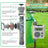 Sprinkler Timer, Programmable Irrigation Water Timer for Garden Hose, Solar/Battery Dual Power & Professional Leak-Proof Design, Rain Delay/Auto/Manual Watering System, Gray