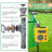 Sprinkler Timer, Programmable Irrigation Water Timer for Garden Hose, Solar/Battery Dual Power & Professional Leak-Proof Design, Rain Delay/Auto/Manual Watering System, Yellow