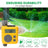 Sprinkler Timer, Programmable Irrigation Water Timer for Garden Hose, Solar/Battery Dual Power & Professional Leak-Proof Design, Rain Delay/Auto/Manual Watering System, Yellow