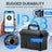 Trailer Light Tester Box with 12V 10Ah Battery and IP68 Waterproof Carrying Case, Bluetooth App Connection Wireless Control (7-Way Round Pin Compatible)
