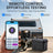 Trailer Light & Electric Brake Tester with 12V 10Ah Battery, Tests 7-Spade, 6-Round and 45-Flat Pin Type Trailer Harnesses, Bluetooth App Connection Remote Operation, IP68 Waterproof Case