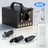 Trailer Light & Electric Brake Tester with Wireless Remote Control, 12V 10Ah Battery, IP68 All-Metal Case, Compatible with 7-Way Flat (Spade), Includes 6-Way Round & 4/5-Pin Connectors