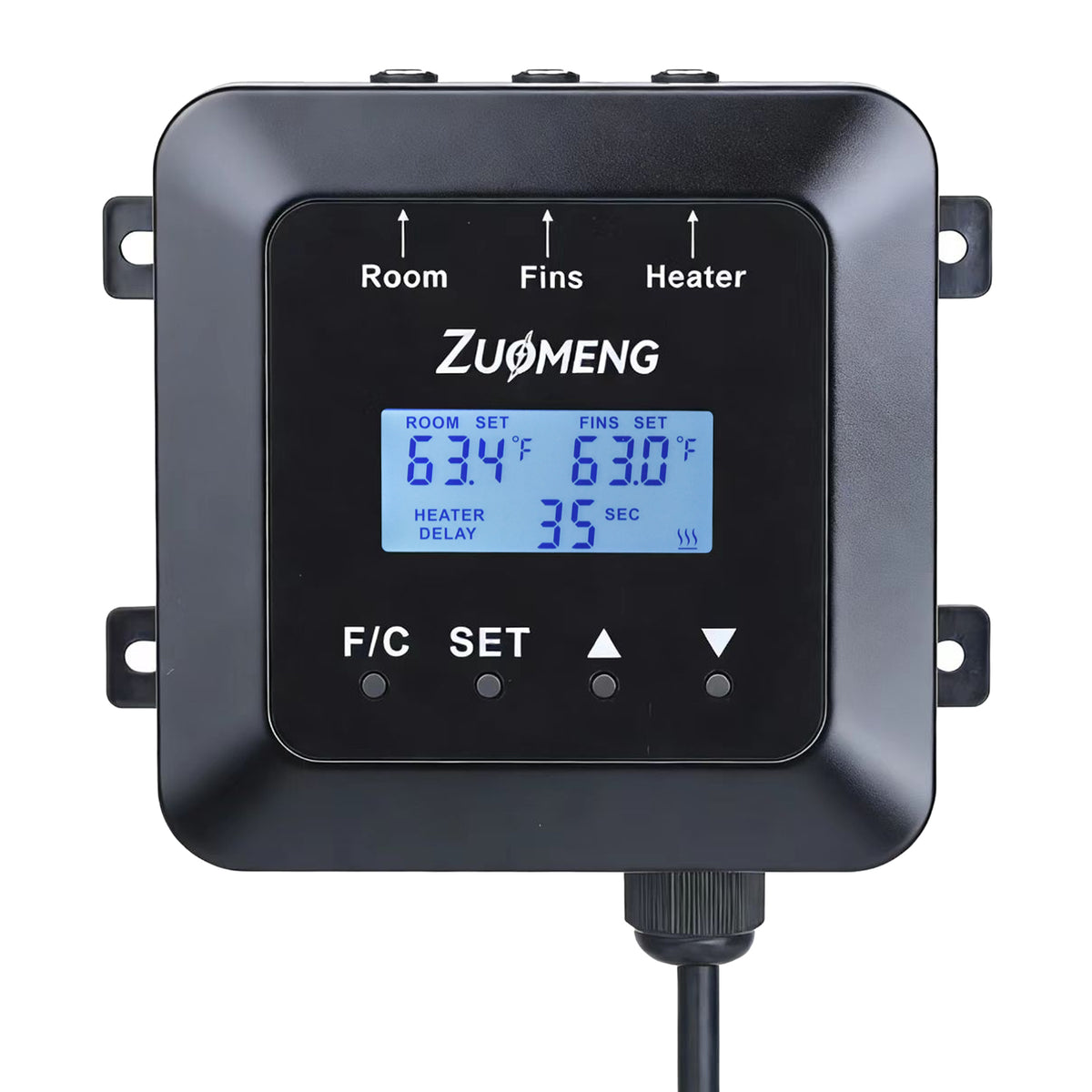 Walk-in Cooler Controller for Window AC Unit, Adjustable 33°F–65°F Temperature Control for Meat, Produce, Flowers and Beverages Storage