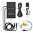 Washing Machine Water Leak Detector Kit with Dual Power Supply, Precise Sensor, Automatic Shut-Off Hot & Cold Valves 3/4" 90° , Alarm Sound and Alarm Light