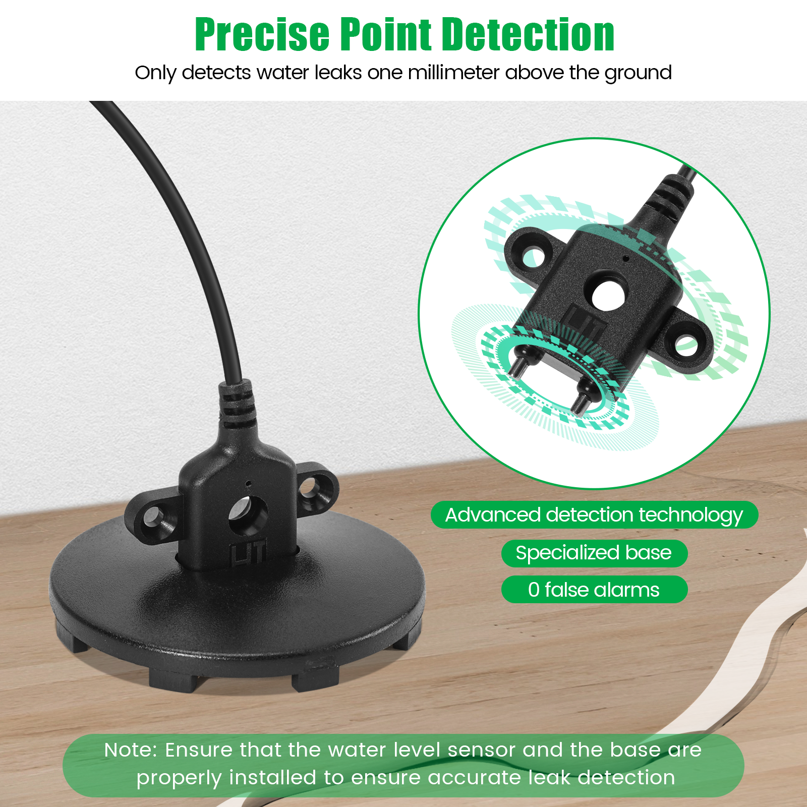 WiFi Smart Water Shutoff Valve with Leak Sensor, 3/4" Brass Valve & Extra Hose, Effortless Remote Control and Real-Time Water Leak Alerts via App