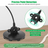 WiFi Smart Water Shutoff Valve with Leak Sensor, 3/4" Brass Valve & Extra Hose, Effortless Remote Control and Real-Time Water Leak Alerts via App