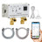 WiFi Smart Water Shutoff Valve with Leak Sensor, 3/4" Brass Valve & Extra Hose, Effortless Remote Control and Real-Time Water Leak Alerts via App, White