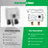 WiFi Smart Water Shutoff Valve with Leak Sensor, 3/4" Brass Valve & Extra Hose, Effortless Remote Control and Real-Time Water Leak Alerts via App, White