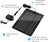 Solar Battery Charger Maintainer, Zuomeng 15W Solar Panel Kit for Dump Trailer Built-in Maintenance Pulse & Intelligent MPPT Charge Controller, Waterproof, Suitable for 12V Lead-Acid Battery